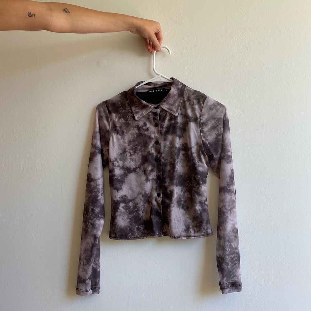 Motel rocks mesh top